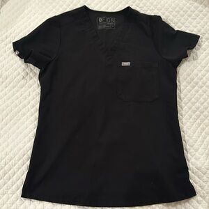 Figs Small Catarina one pocket top Black, great used condition